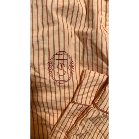 Taylor Swift Women's Striped Pajama Set Orange Size L - Picture 6 of 11